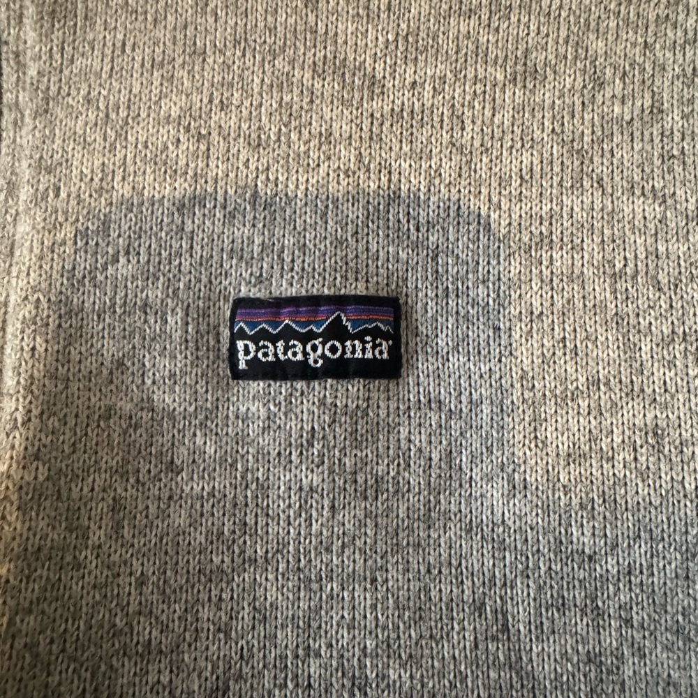 Patagonia Gray Crewneck Sweater Medium Weight Knit